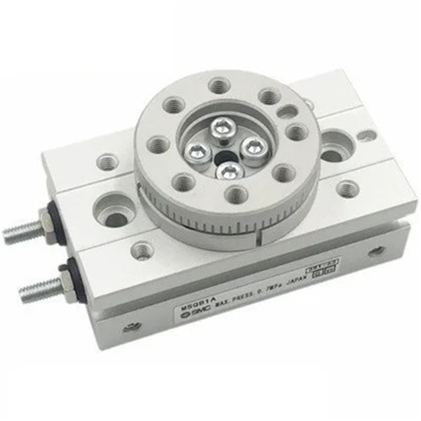 Cylindre rotatif 90 degrés MSQB10A avec table de rotation haute précision