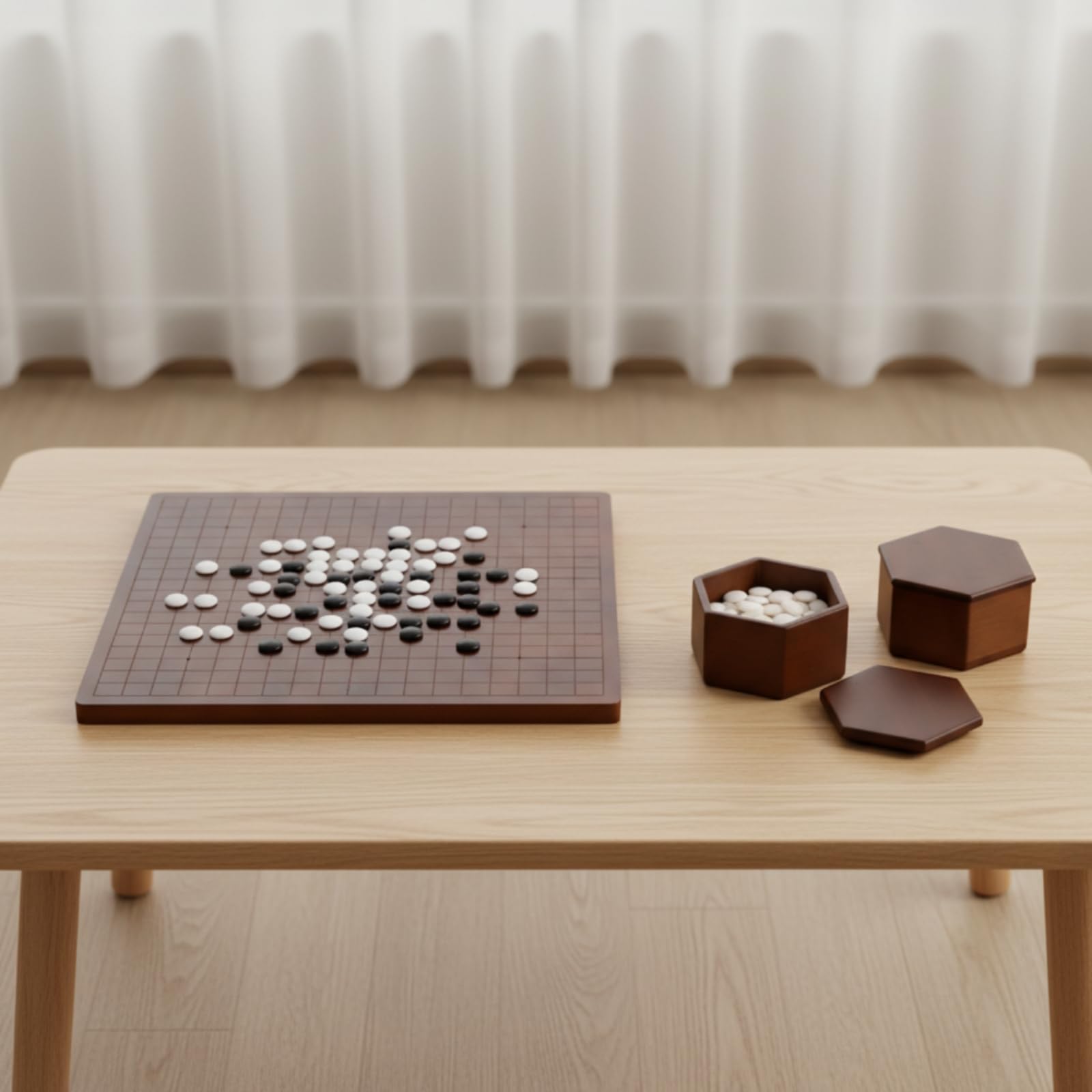 Jeu avec Jeu Pierres et Bols Résistant, 42 42 8cm, Style to 4