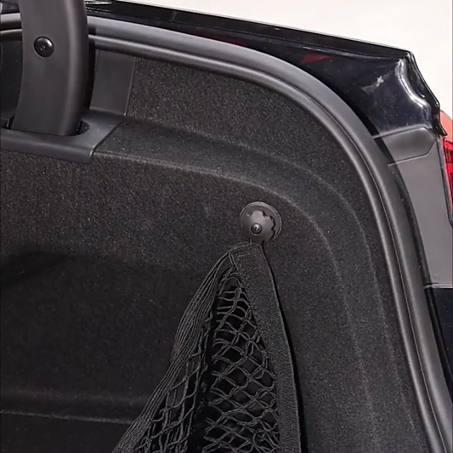 Filet De Rangement Voiture 26x12cm - Adhésif Ou Vis - Sac Organisateur Universel MyGadget