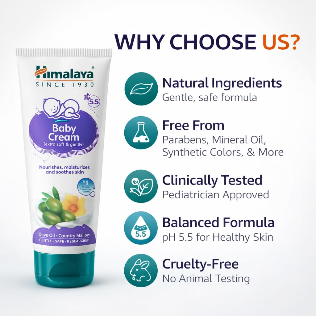 Himalaya Extra Soft & Gentle Baby Cream 200 Ml