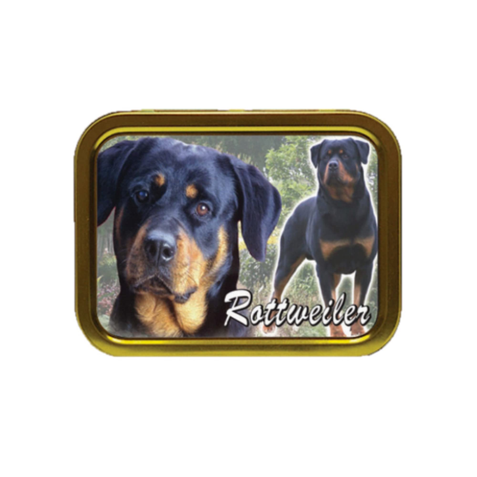 Rottweiler Dog Breed Tobacco Tin & Products Gift