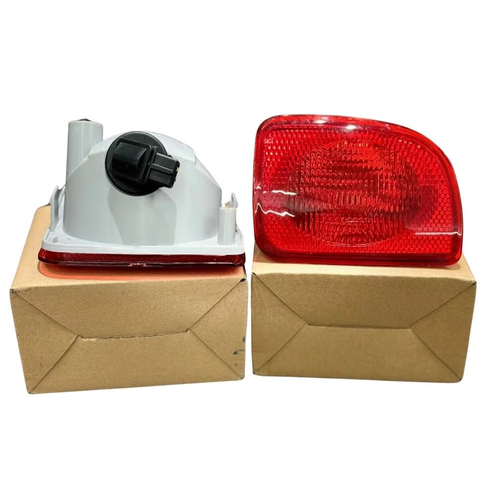 Triángulo de señalización Ajuste para Renault para Mercedes 8200419906-8200419908 Reflector de Parachoques Trasero Derecho o Izquierdo Triángulo de Advertencia(Left Right Set)