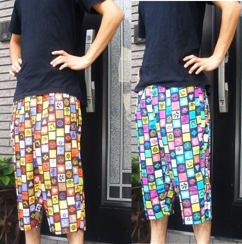 Amazon ノーブランド品 和柄友禅風 おしゃれステテコ シャレテコ メンズ 吸汗速乾 綿 Ll B柄 ブラック ズボン下 ステテコ 通販