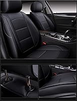 Vista 6 de OASIS AUTO Fundas de asiento de ajuste personalizado para Impreza y Crosstrek 2012-2022, juego completo de protector interior de piel sintética