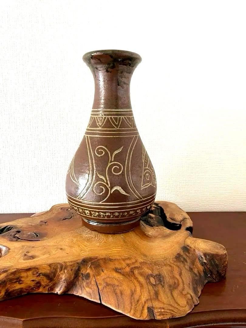 深川製磁 宮内庁御用達 梅芙蓉 花瓶 金彩 大花瓶 壺 高さ約31 花瓶