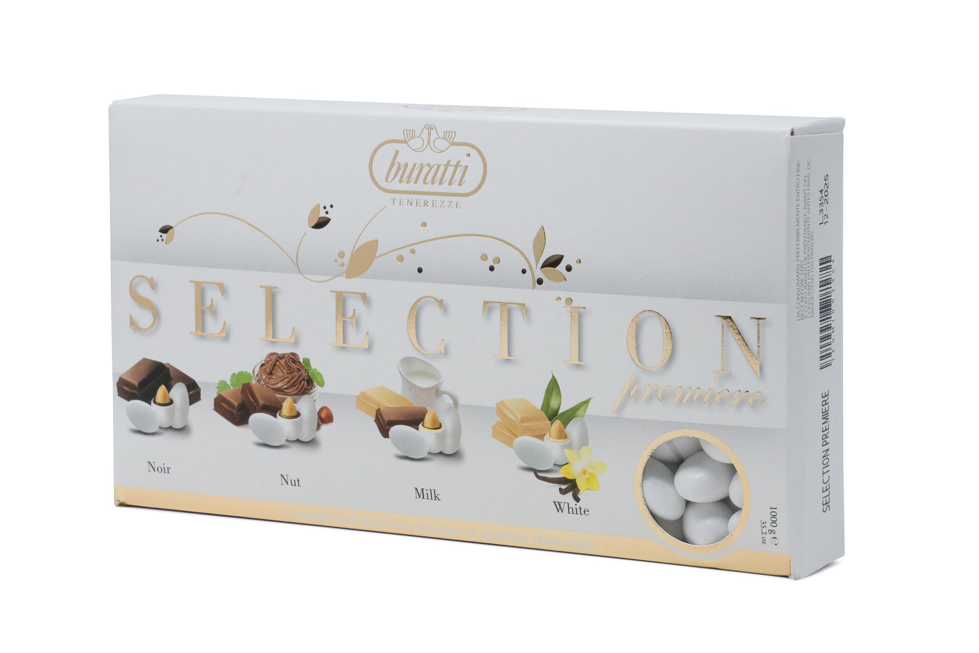 Buratti Confetti Tenerezze Selección De Almendras Recubiertas De Chocolate 1000 g