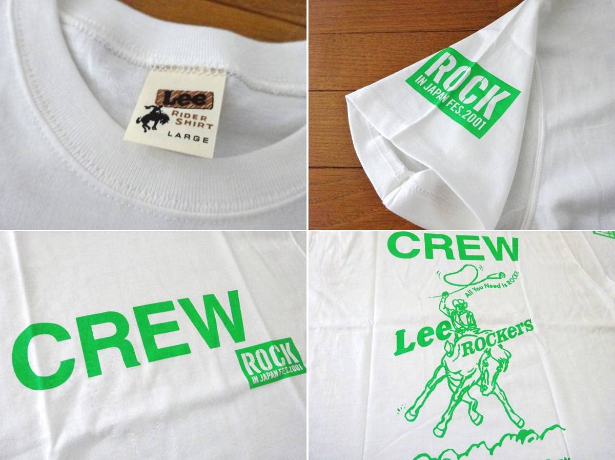 Amazon.co.jp: LEE x ROCK IN JAPAN FES 2001 Stuff T-Shirt L