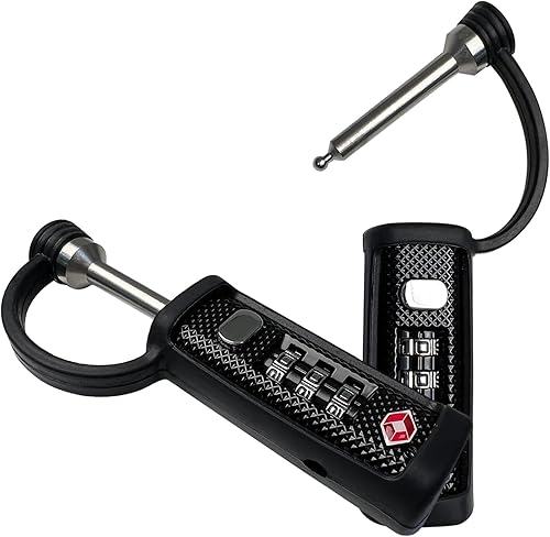 LAFENLIN Cerraduras de viaje para armas de fuego aprobadas por la TSA, estuche rígido para pistola, cerradura de caja de transporte para pistola,