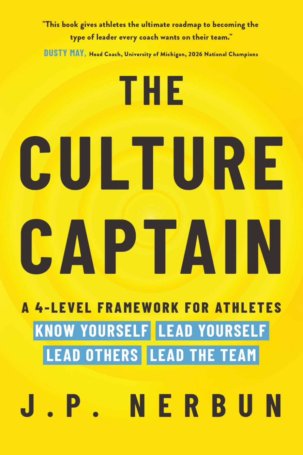 The Culture Captain: A 4-Level Framework for Athletes: Know Yourself, Lead Yourself, Lead Others, Lead the Team