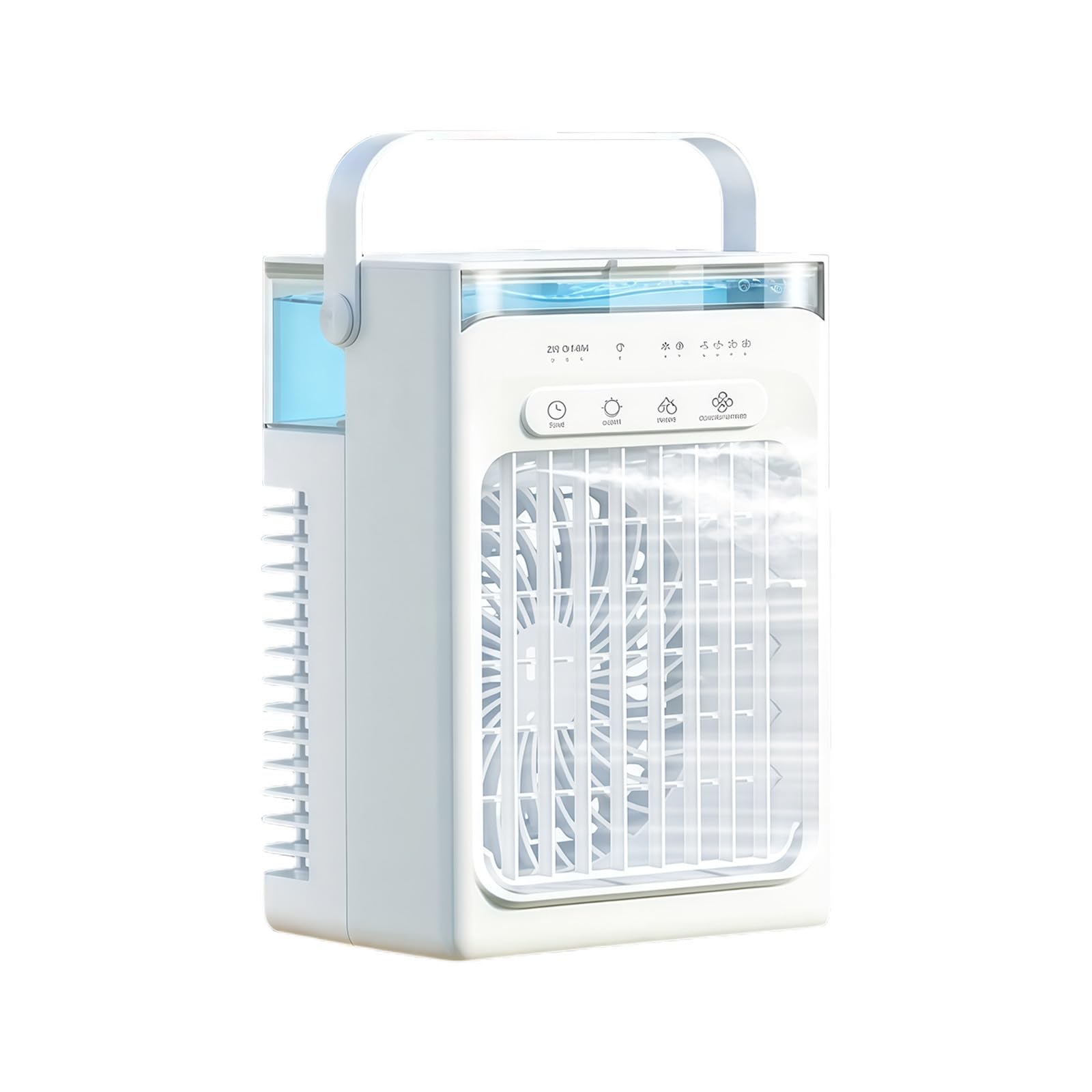 Fromceo Regular Styles Efficient Evaporative Air Fan With Large Water Tanks 3 Fan Speeds Easy To Clean Texture For Dry Environment Desktop Air Refrigerator