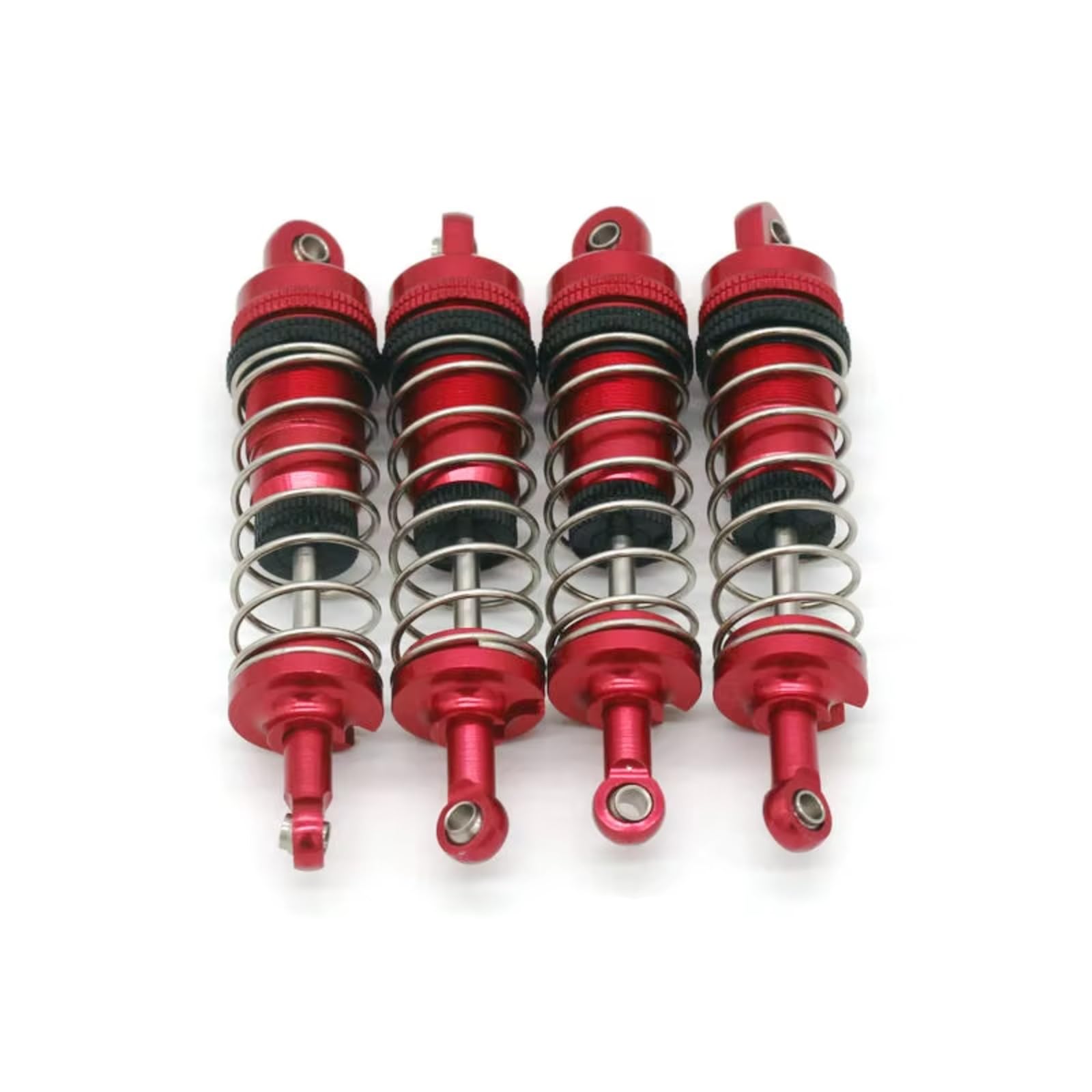 Amortyzator RC Dla Wltoys 124008 124010 144001 144002 144010 124017 124019 RC Car Metal Amortyzator PO Akcesoria do amortyzatorów (Red)