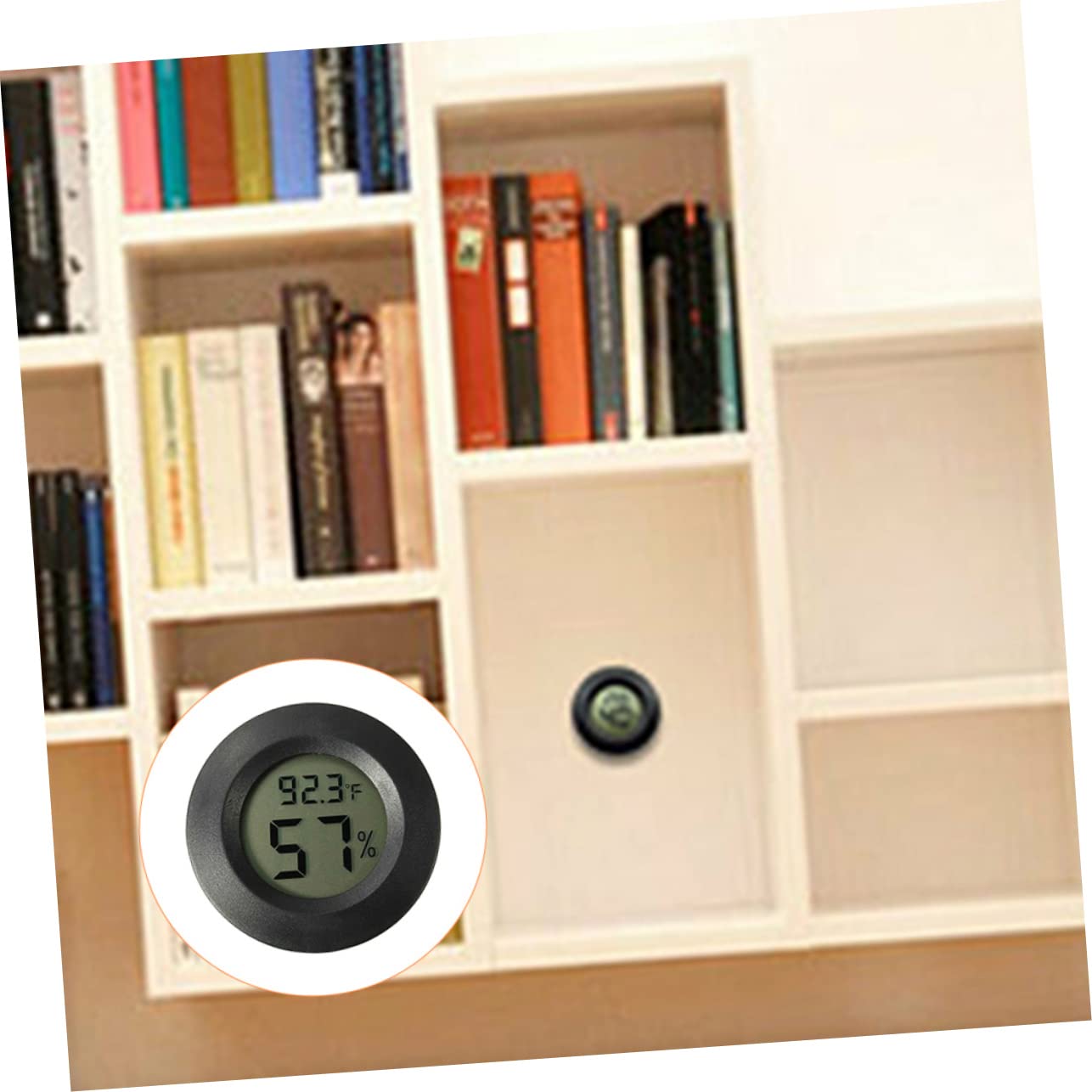 7Pcs Mini Digital Hygrometer and Thermometer Accurate Temperature Gauge for Reptile Tanks Humidity for Indoor and Outdoor Use for Terrariums and Poultry Environments