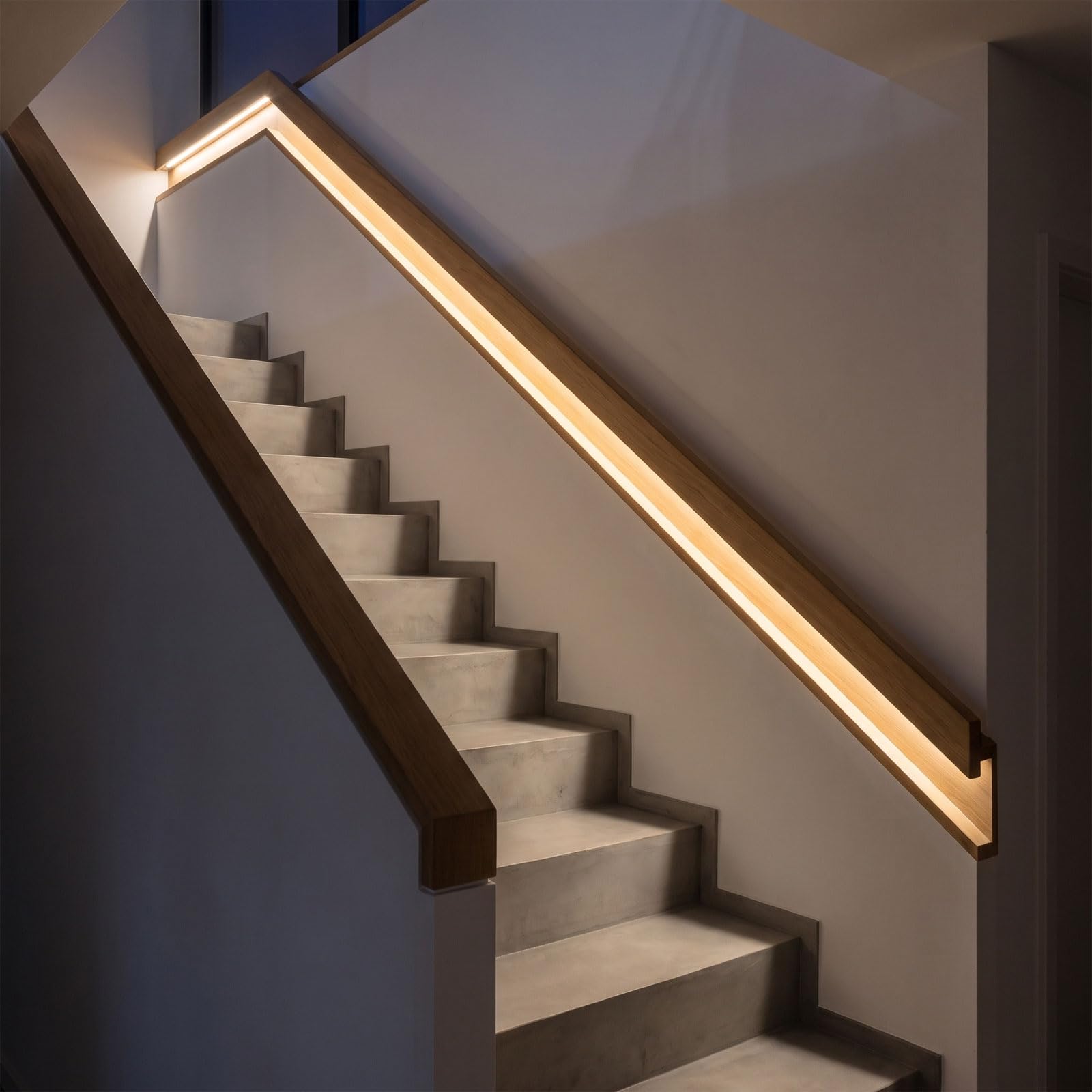 Confezione da 6 profili LED per cartongesso, 1 m, listello da incasso per cartongesso, in alluminio lavabile, per strisce LED da 12 mm, per sottostruttura, scaffale, parete, tavolo