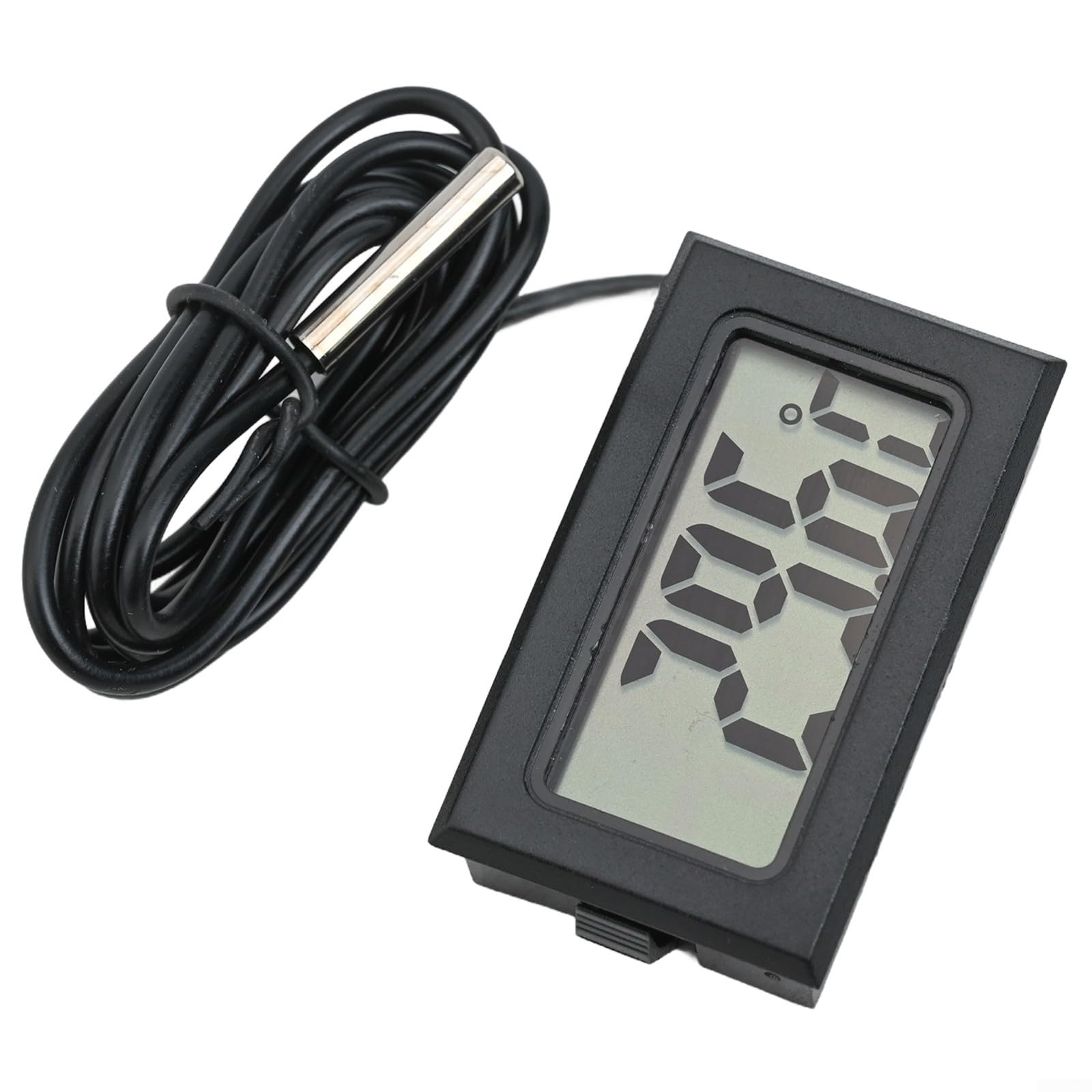 Digital Thermometer with Long Cable Probe for Aquarium Temperature Management LCD Display 50 to 110 C Range 1m 2m 5m 10m Cable Length (1 meters)