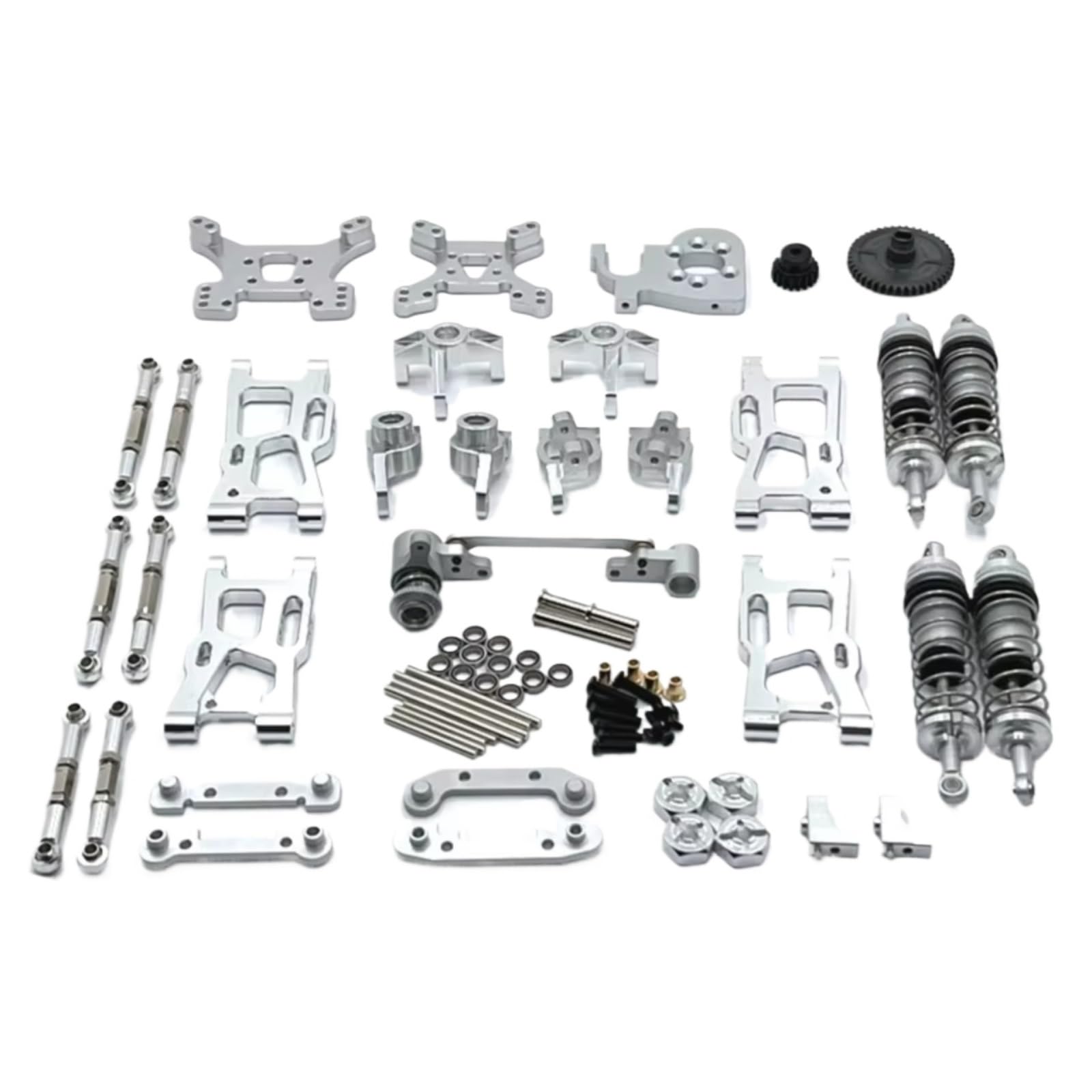 Knuckle sterujące RC do Wltoys 144001 124016 124017 124019 metalowy centralny wałek różnicowy skrzynia biegów kubek kierowniczy CVD wał napędowy Rc wymiana części samochodowych