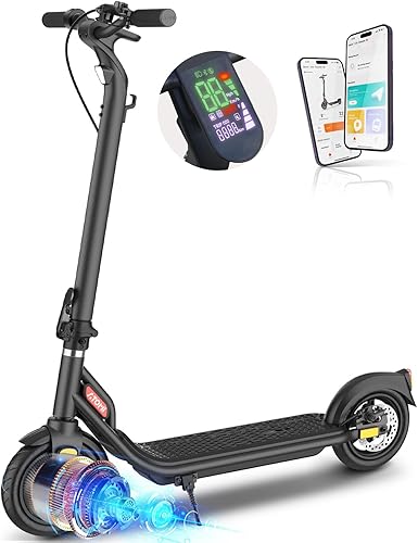 Electric Scooter E20E30, 500W650W Motor Electric Scooter with 19 Miles Long Range, 15.6 Mph Speed, Portable Folding Commuting Scooter for Adults