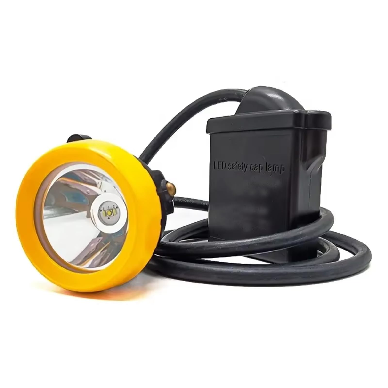 HENGJINGTR Waterproof Headlight Explosion-Proof Mining Lamp, LED High Brightness Coal Mine Headlight Rechargeable Camping Hiking Mining Headlamp