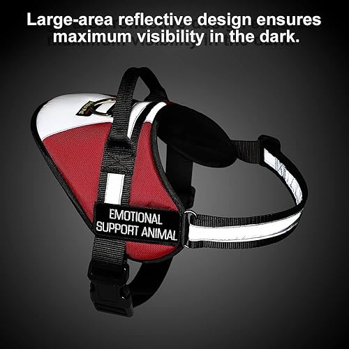 Miniatura 3 de Plutus Pet Emotional Support Dog Vest, No Pull Dog Vest Harness with Easy Control Handle, Reflective Breathable Soft Padded and Adjustable, for