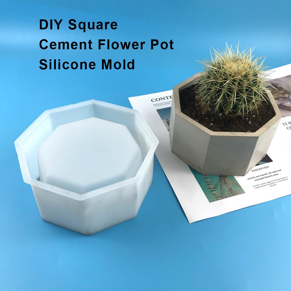 10 zestaw DIY silikonowa doniczka forma podwójna warstwa doniczka forma wazon formy do sadzenia do domu salonu biura styl 3
