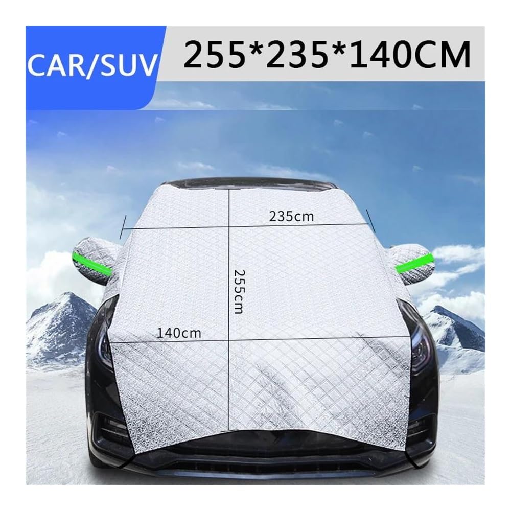 Housse de Protection pour Pare-Brise Couverture De Neige Pour Pare-brise Avant De Voiture Grand Pare-soleil Imperméable Protection Anti-glace Accessoires Extérieurs Automobiles D'hiver Protection Pare
