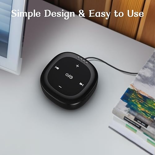 Miniatura 5 de Máquina de sonido de ruido blanco con 30 sonidos relajantes, 36 máquinas de sonido de ruido marrón de volumen ajustable para dormir, oficina,