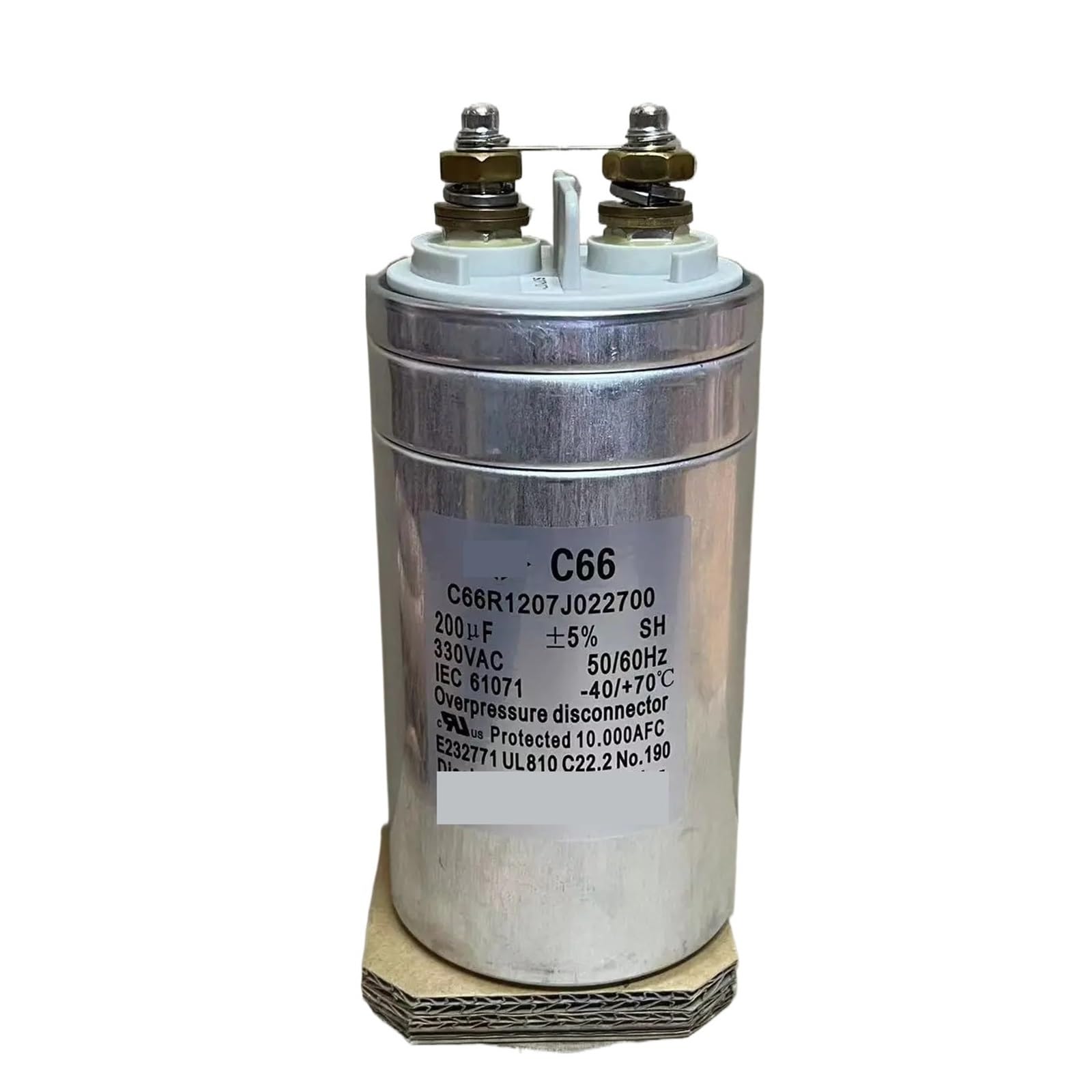 KSZHZYMGX C66R1207J022700 200uF 330VAC filter capacitor 1pcs
