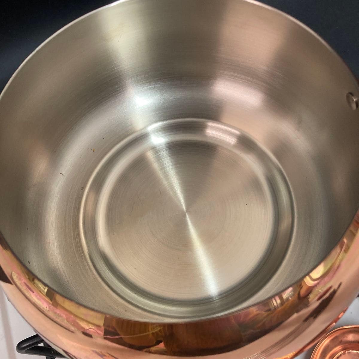 ⭐️お洒落   銅製鍋 五徳セット ⭐️お洒落 銅製鍋 五徳セット