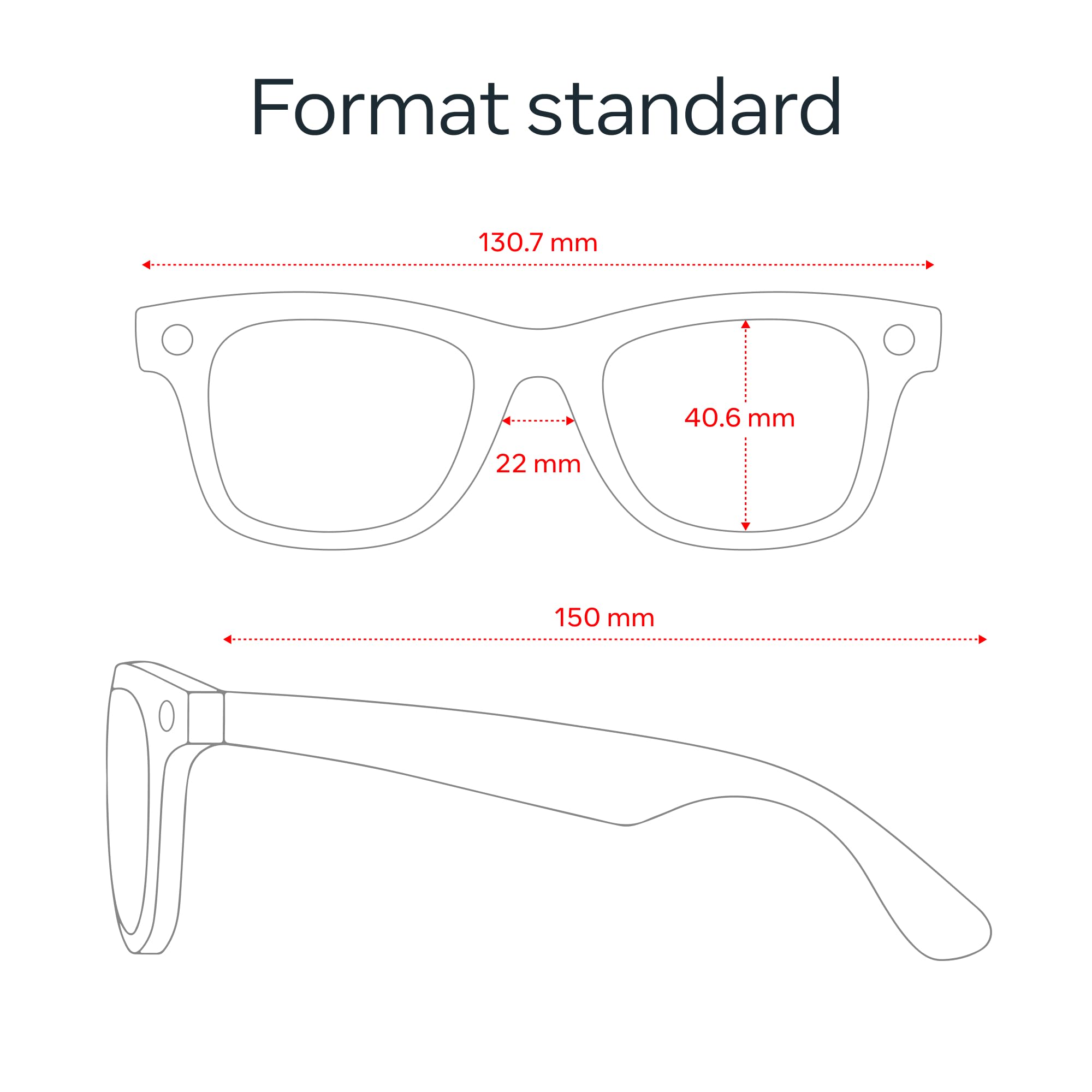 Ray-Ban Meta (Gen 2) Wayfarer Large Lunettes IA pour Homme et Femme — Caméra 12 MP, Vidéo 3K Ultra HD, Meta IA — Autonomie 2X — Noir Brillant/Verres Transitions® de Transparent à Vert Graphite