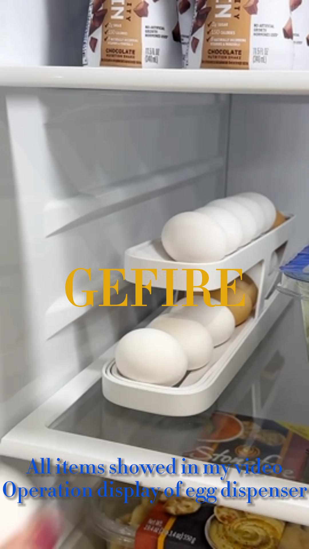 Portauova Per Frigorifero A Rotolamento Automatico - Dispenser Per 24 Uova, Doppio Strato