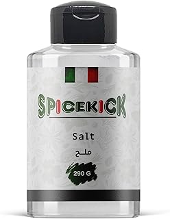 SPICEKICK Fine Table Salt 290g – High Purity Fine Salt for Everyday Use in Cooking, Marinating, Baking and Various Foods, Dissolves Quickly and Gives Perfect Balanced Flavor