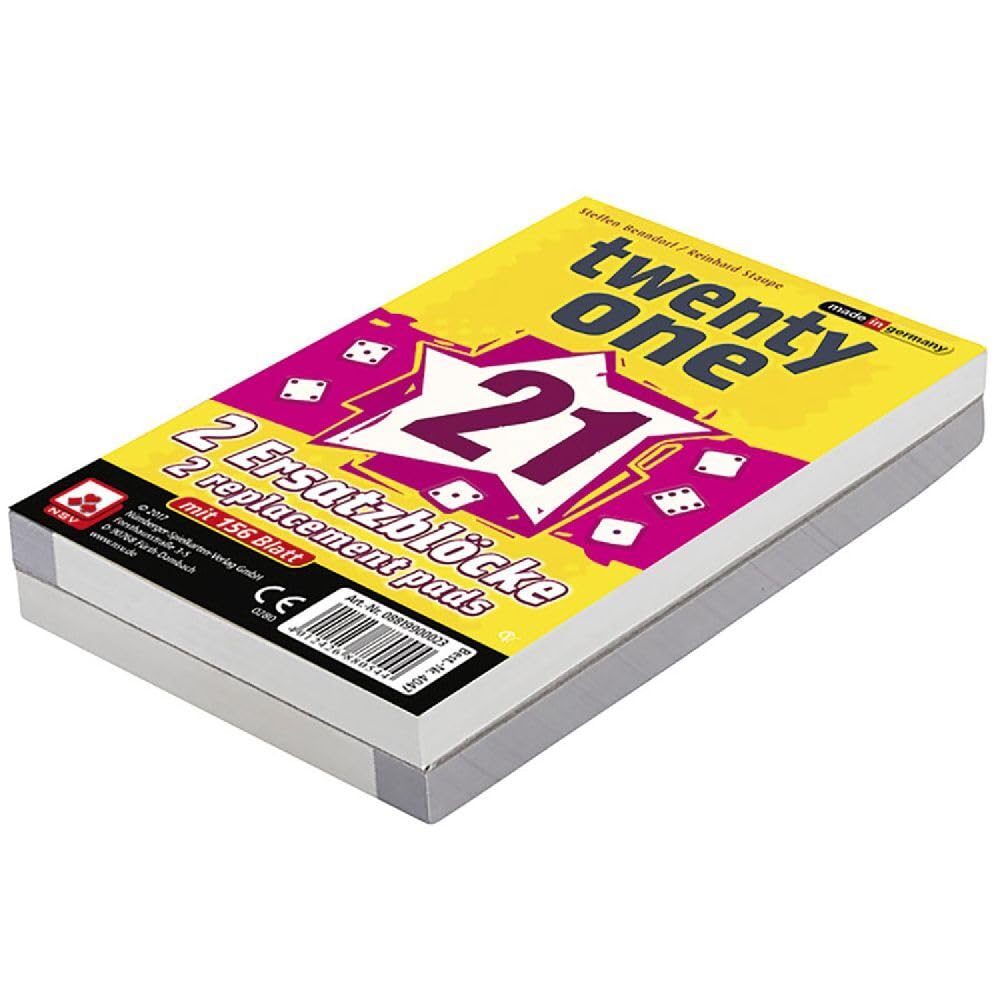 Twenty One - Ersatzblöcke: 2 Ersatzblöcke mit 156 Blatt