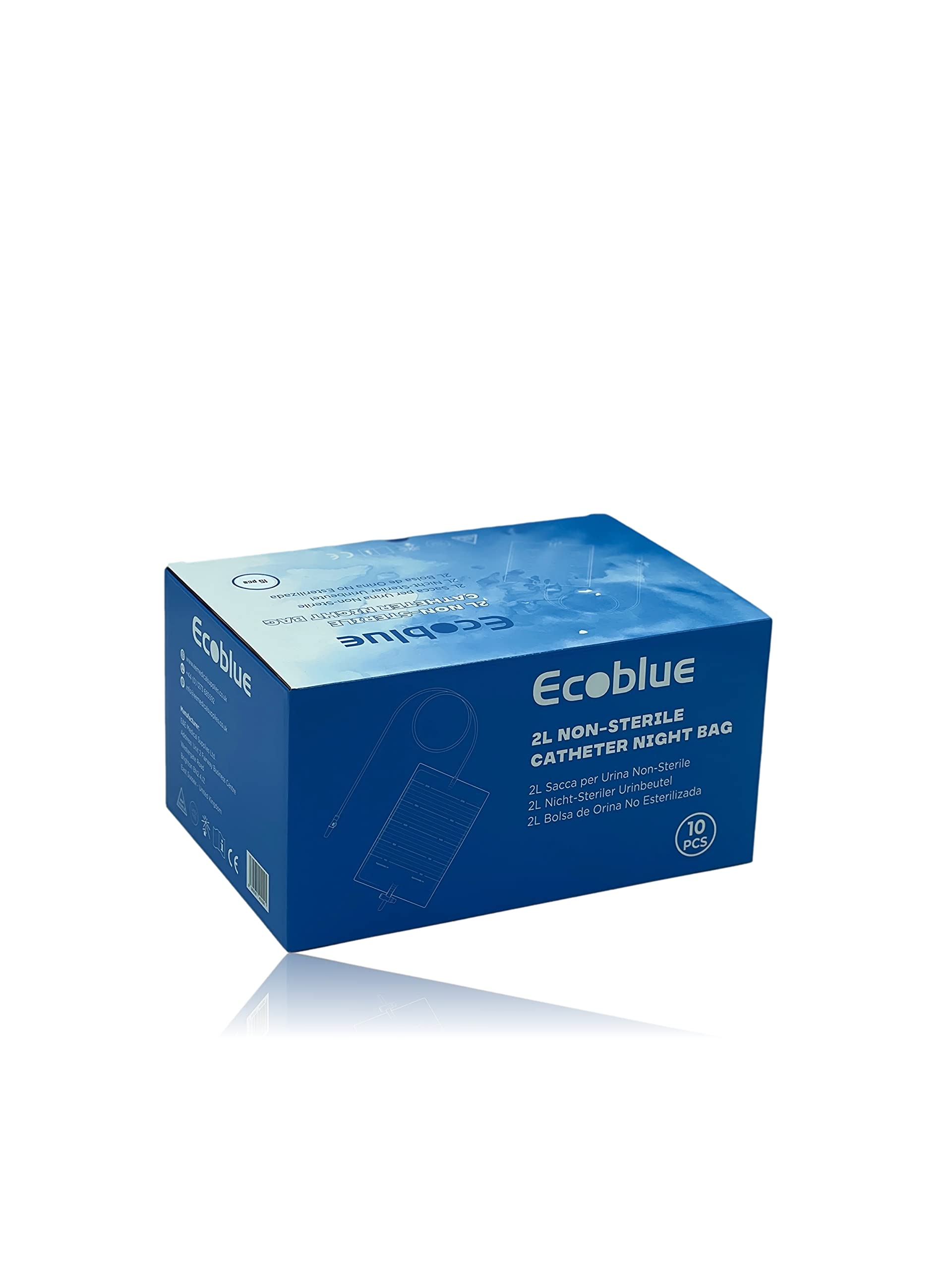 Buy 15pcs Pack of Ecoblue 2000ml Urine Drainage Bags Non Sterile Bags