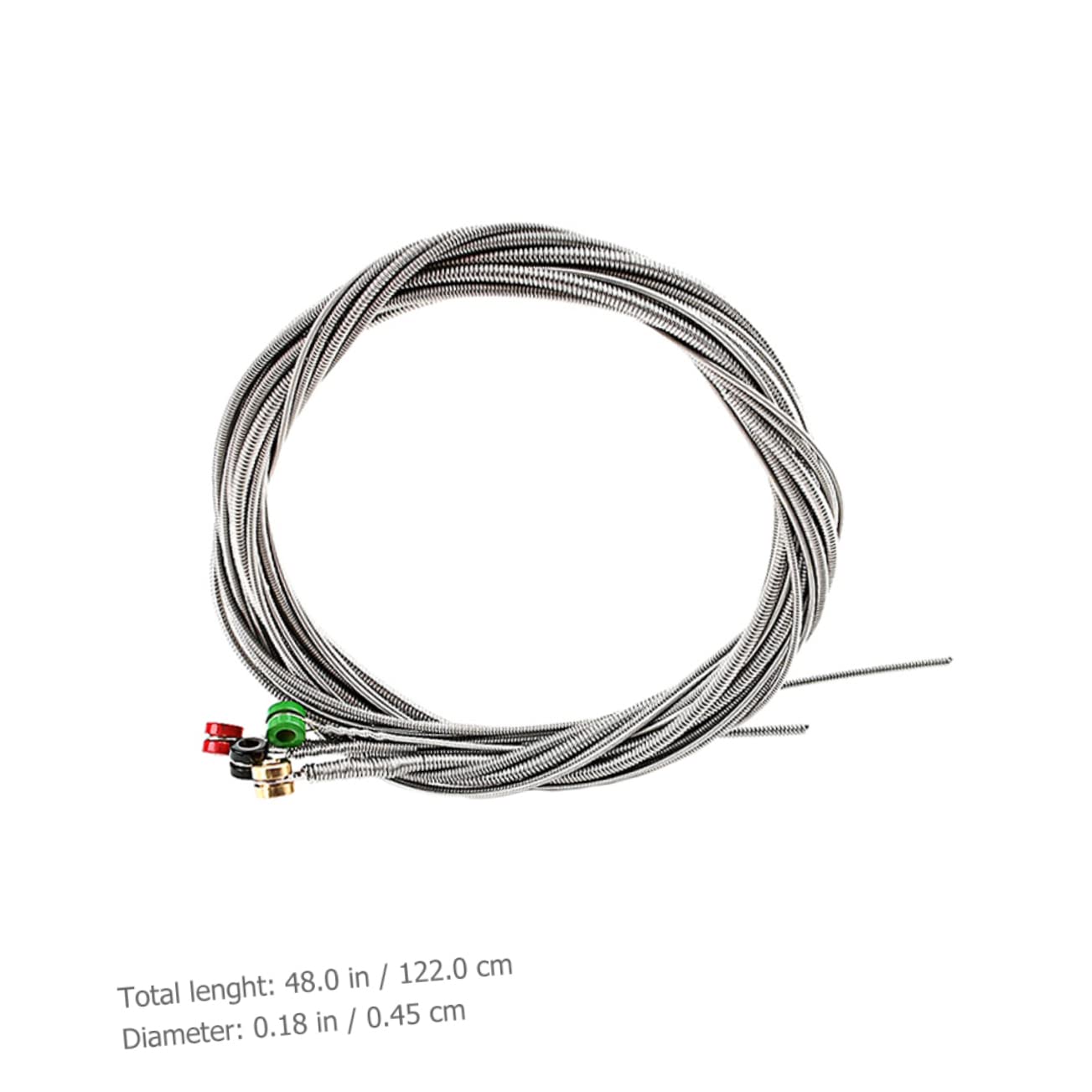 Toyvian 4sets Corde Per Basso Elettrico Acciaio Inossidabile Corde Durature e Resistente All Usura Per Strumenti Musicali Suono e Sostenuto Adatte Musicisti Principianti e Professionisti