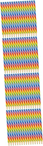 NUOBESTY 64 Pcs Pencil Colors Art Supplies Kids Kid Prizes Office Kids Prizes Kid Student Colorful Painting Tools Child Wooden Two in One Korean