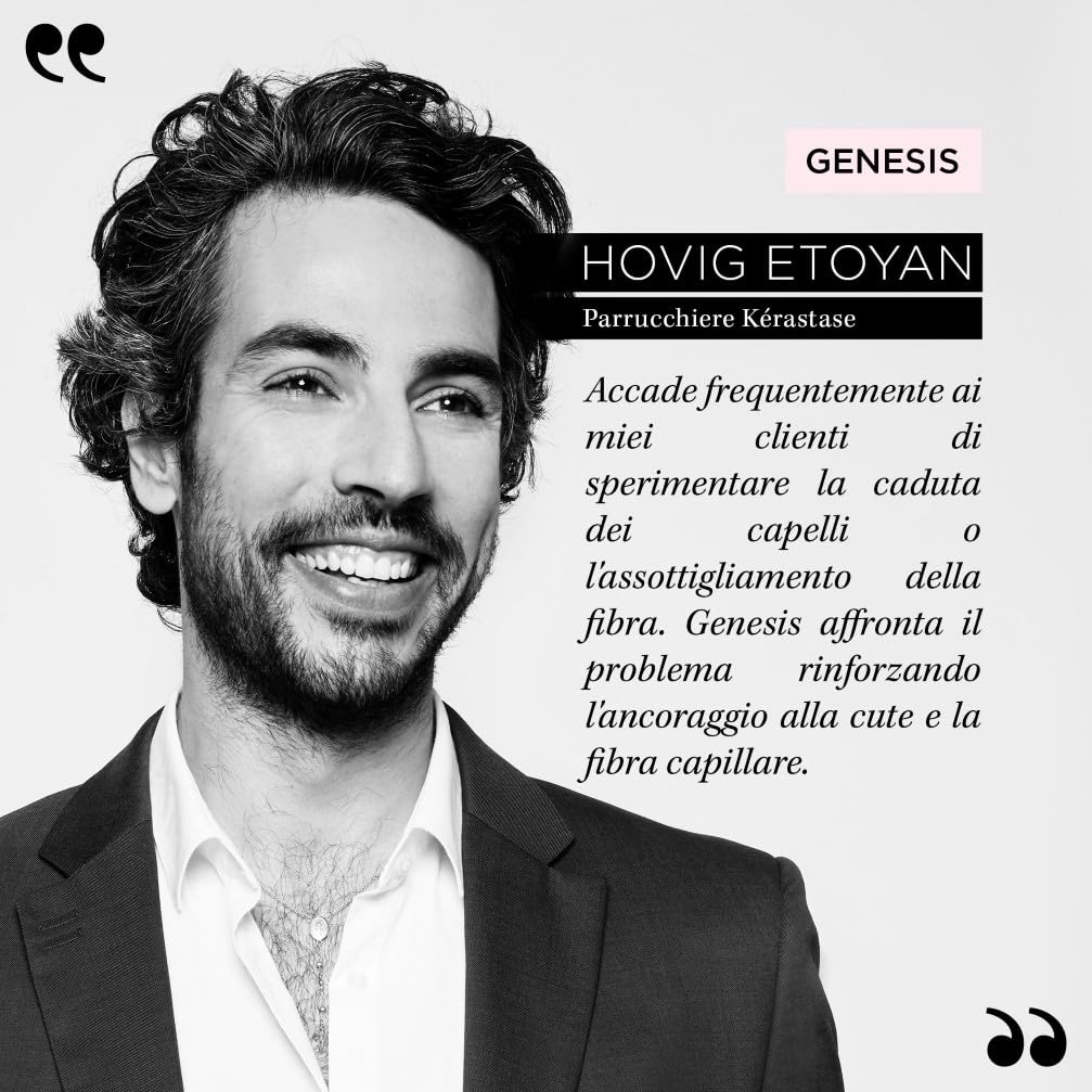 Kérastase, Genesis, Routine Capelli Fortificante per Capelli Deboli & Fragili, Shampoo Bain Hydra-Fortifiant + Balsamo Fondant Renforcateur