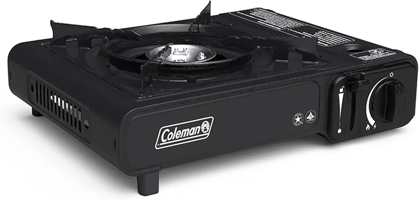 Coleman Classic 1-Burner Butane Stove, Portable Camping Cooktop with Carry Case &amp; InstaStart Ignition, Adjustable Burner with 7650 BTUs of Power for Camping, Grilling, Tailgating, &amp; More