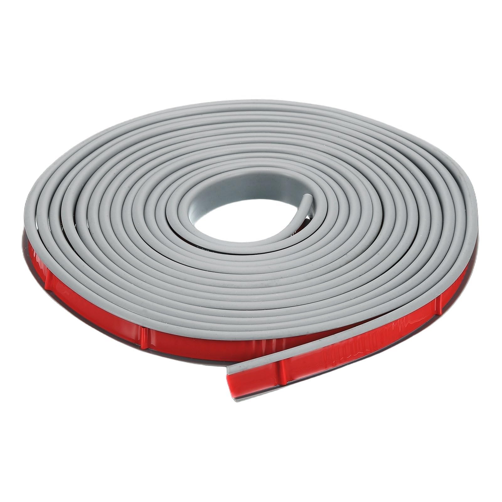 U-Shape Flexible Self-Adhesive TPE Furniture Edge Banding(Grey,14mm)