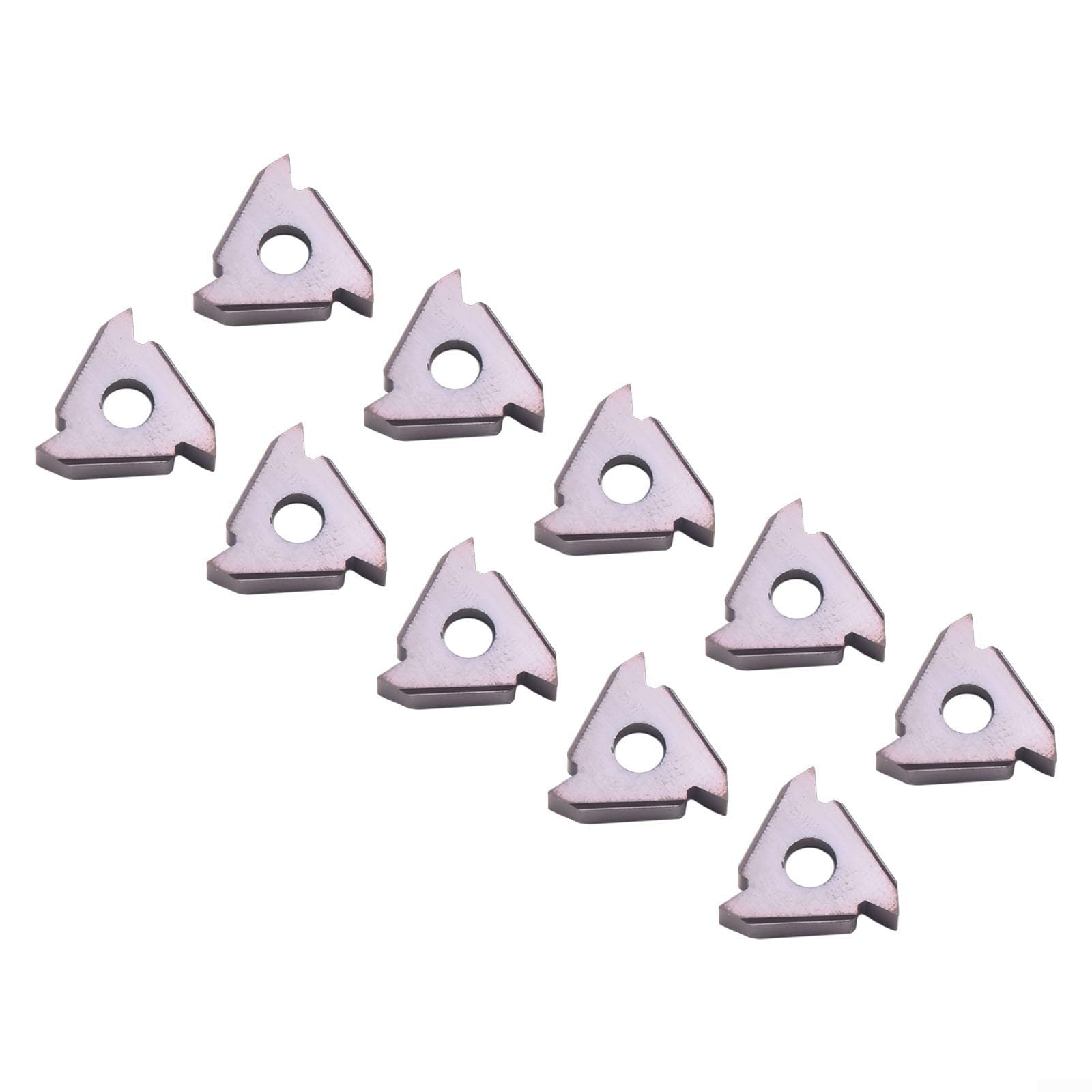 10 Stück Wendeschneidplatten aus CNC-Hartmetall, 16ER AG60 SMX35 für Edelstahl-Bearbeitungswerkzeuge Ersatzteile