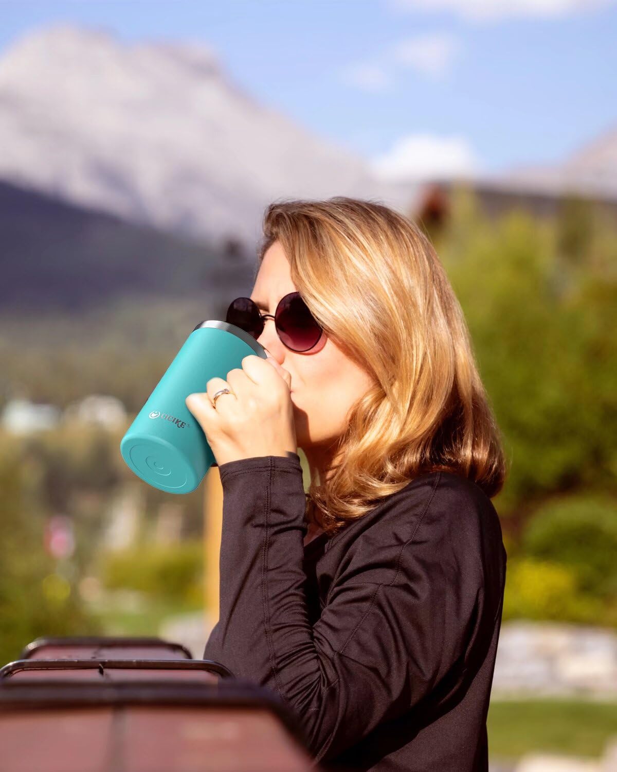 24 Ounces Travel Mug with Handle and Lid, Insulated, Stainless Steel Coffee Mug, Camping Gift for Men and Women, Keep Cold for 9 Hours and Hot for 3 - Image 7