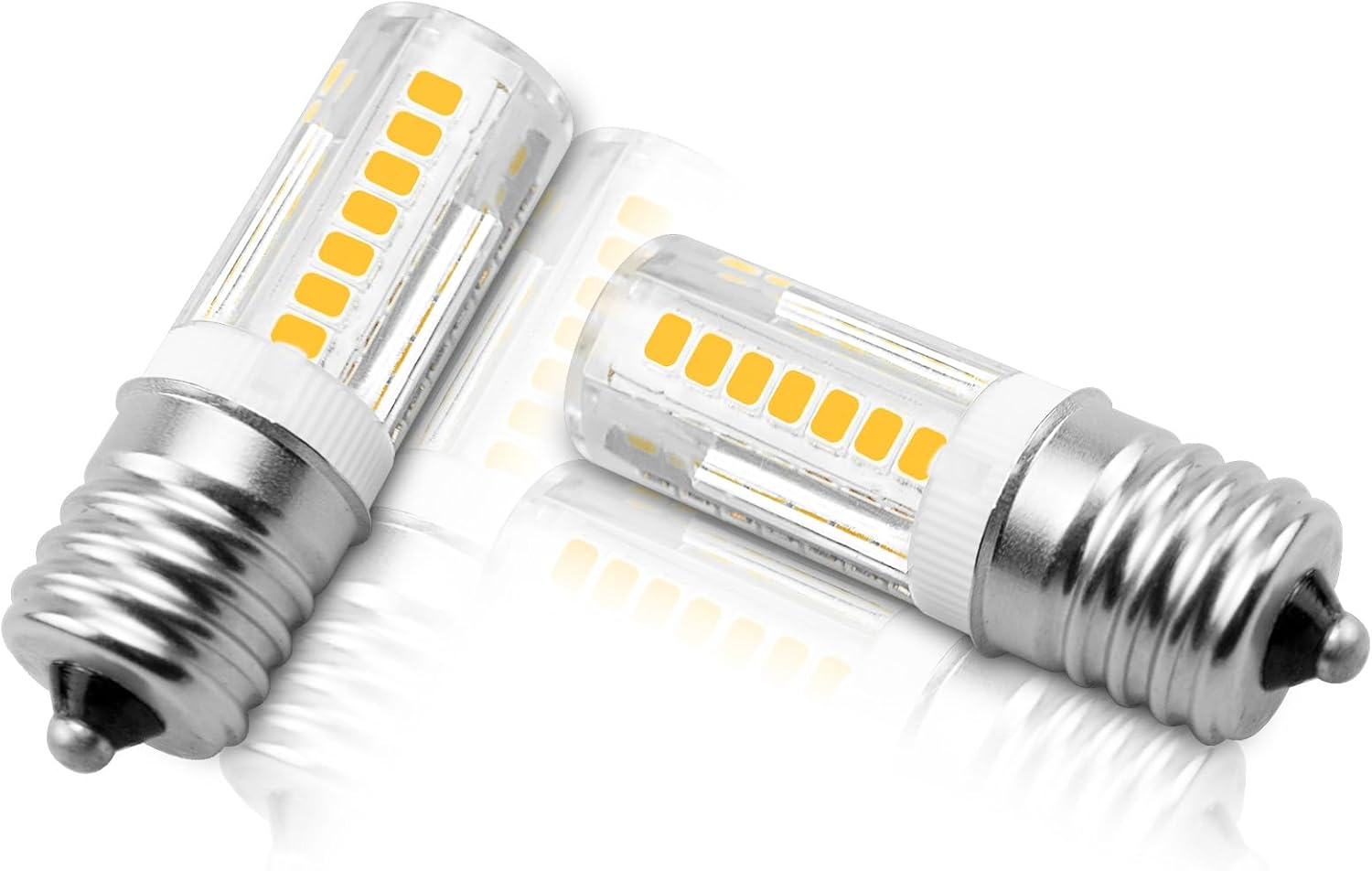 KEID28A KEL2811 E17 Refrigerator Light Bulb 5304517886 Replacement for Kenmore Frigidaire Electrolux 3.5W Equivalent to 40 Watt Halogen Appliance Bulb Warm White 3000K, 2 Pack
