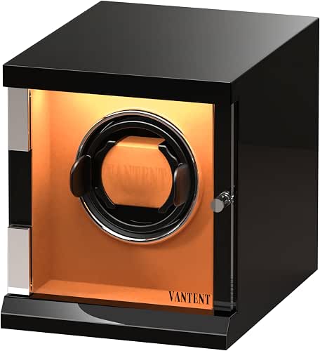 Patent Design Watch Winder for Automatic Watches with LED Lighting，Shining