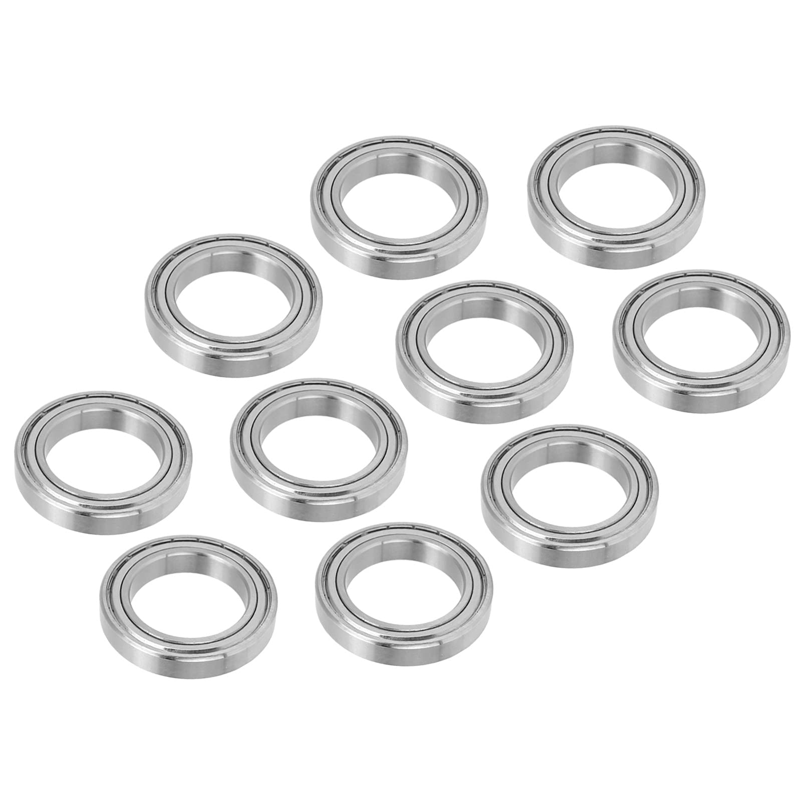 10 pièces de roulements à billes en acier inoxydable S6909Z 45x68x12 mm, roulements pour skateboard à double blindage, roulements silencieux et haute vitesse pour rollerblade,