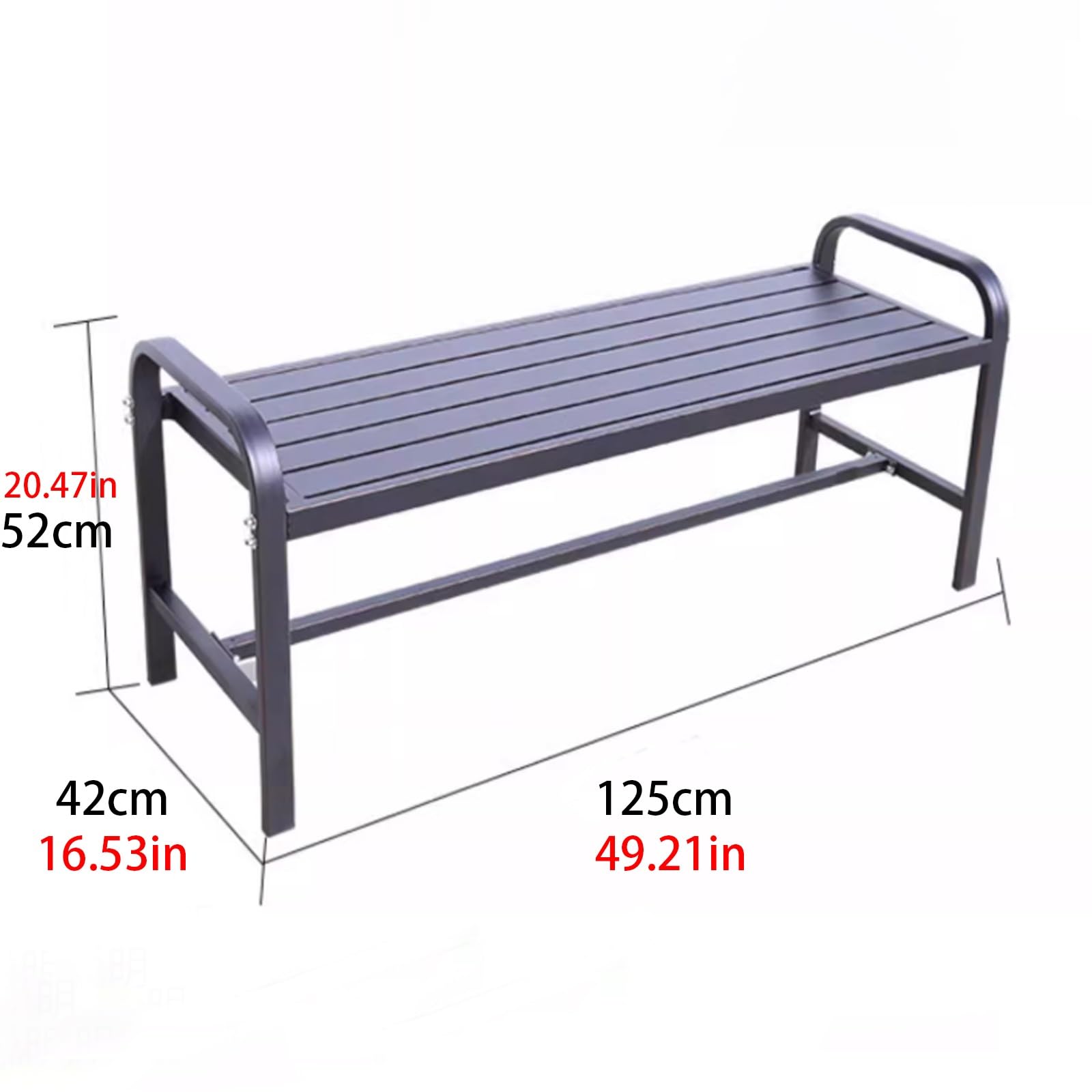 Panca di alluminio all'aperto, disposizione dei posti a sedere del giardino resistente alle intemperie per il patio ed il parco, uso commerciale e residenziale robusto