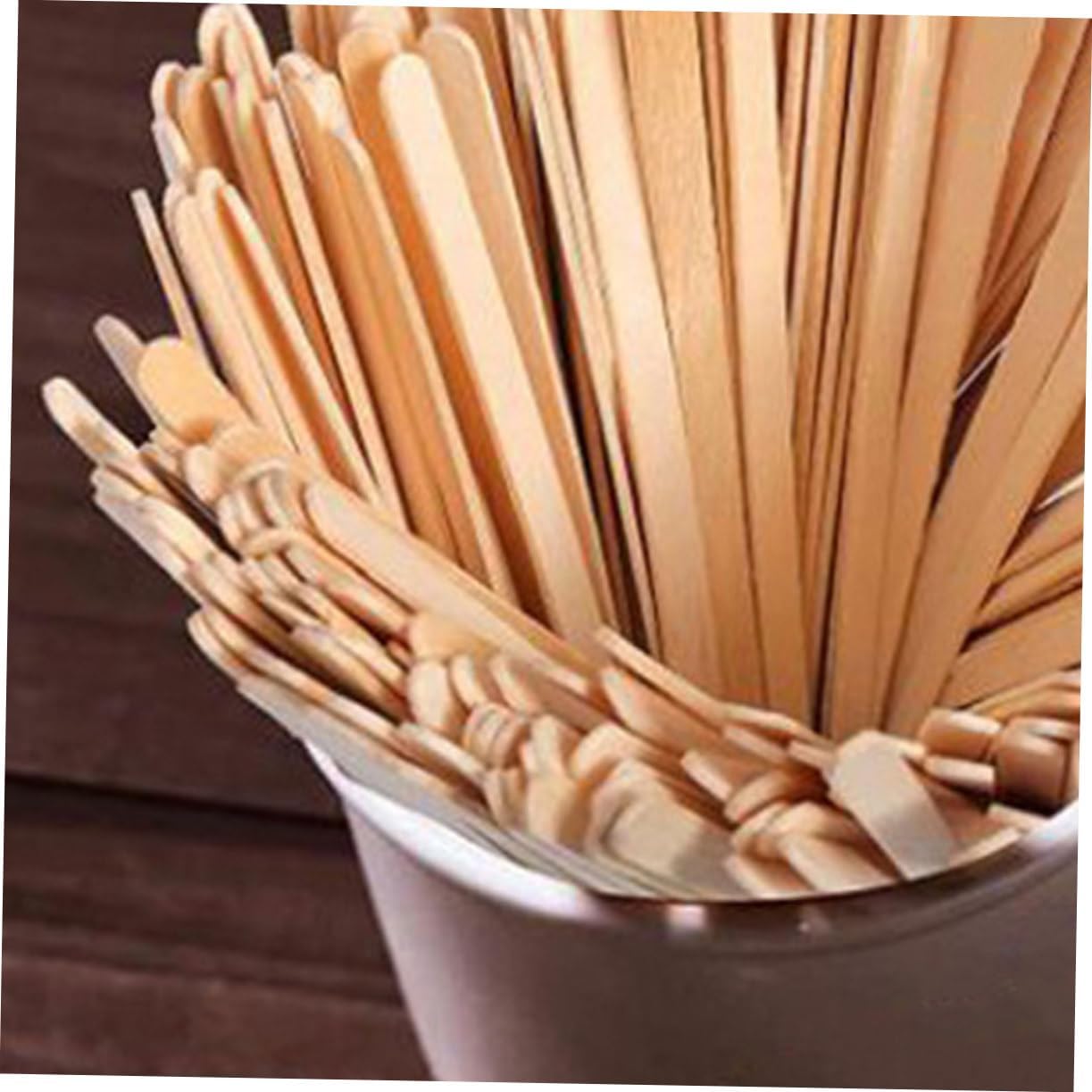 Holibanna 500pcs Coffee Stirring Sticks Disposable Beverage Mixers for Mugs and Cups for Parties Safe and Mixing Rods for Your Favorite Drinks