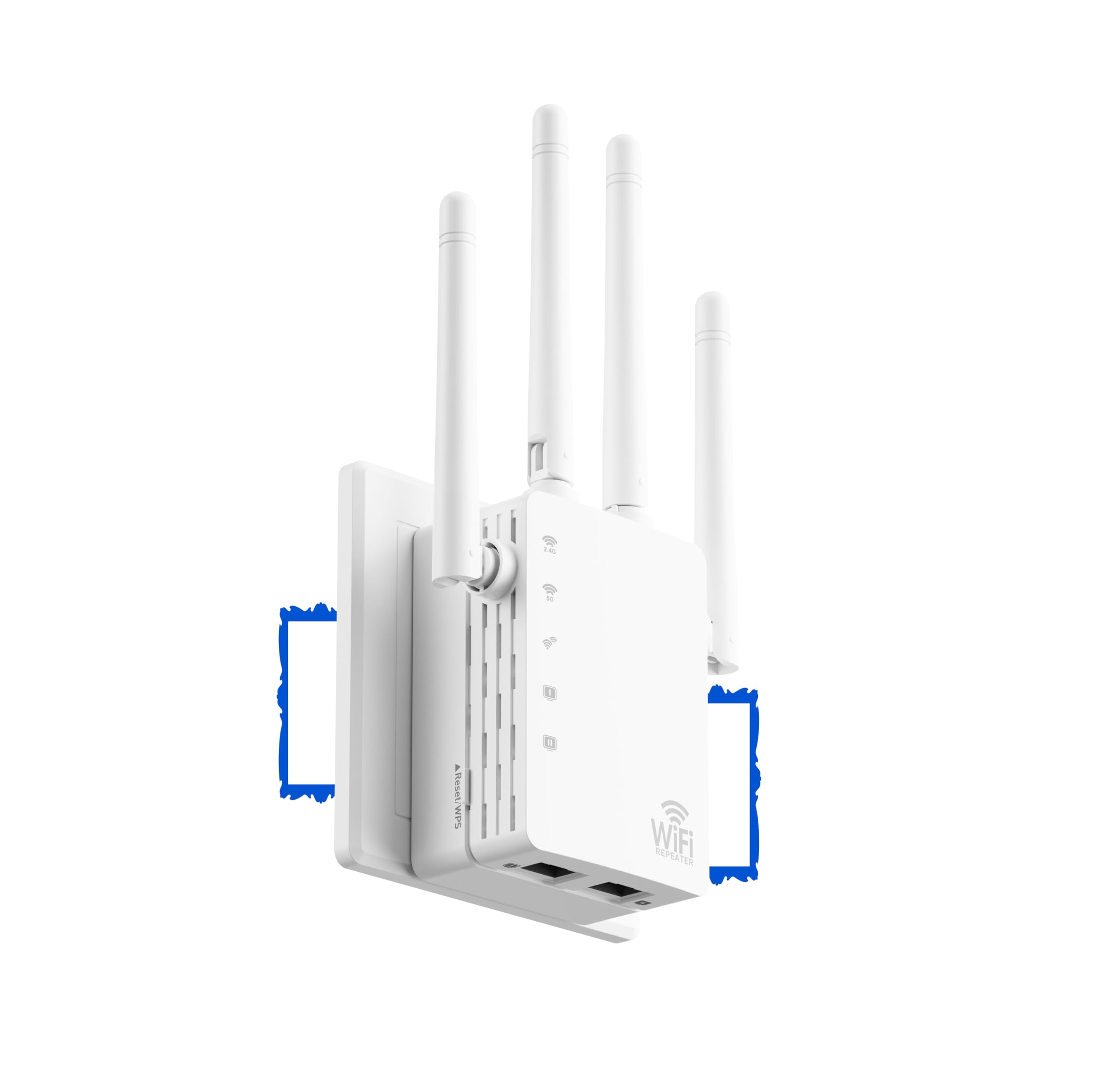 - WiFi Extender Signal Booster,WiFi Extender Supports 150+ Devices, WiFi Repeater Dual Band 5GHz/2.4GHz, WiFi Booster Up to 13888 Sq.ft, EasyMesh Compatible, One Ethernet Port