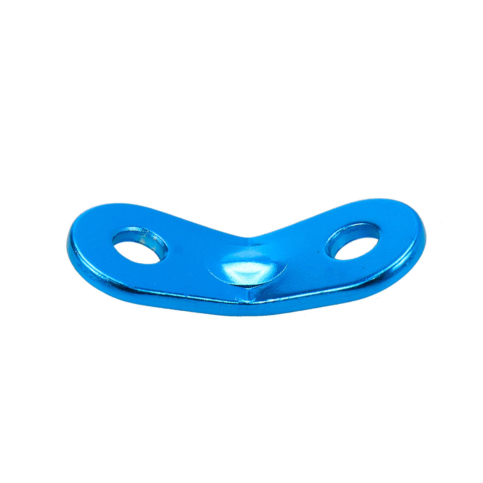Dasunny Tensor de cable de aleación de aluminio, para tienda de campaña, ajuste de cuerda de viento para camping, senderismo, excursionismo, actividades al aire libre, paquete de 20 (azul-L)