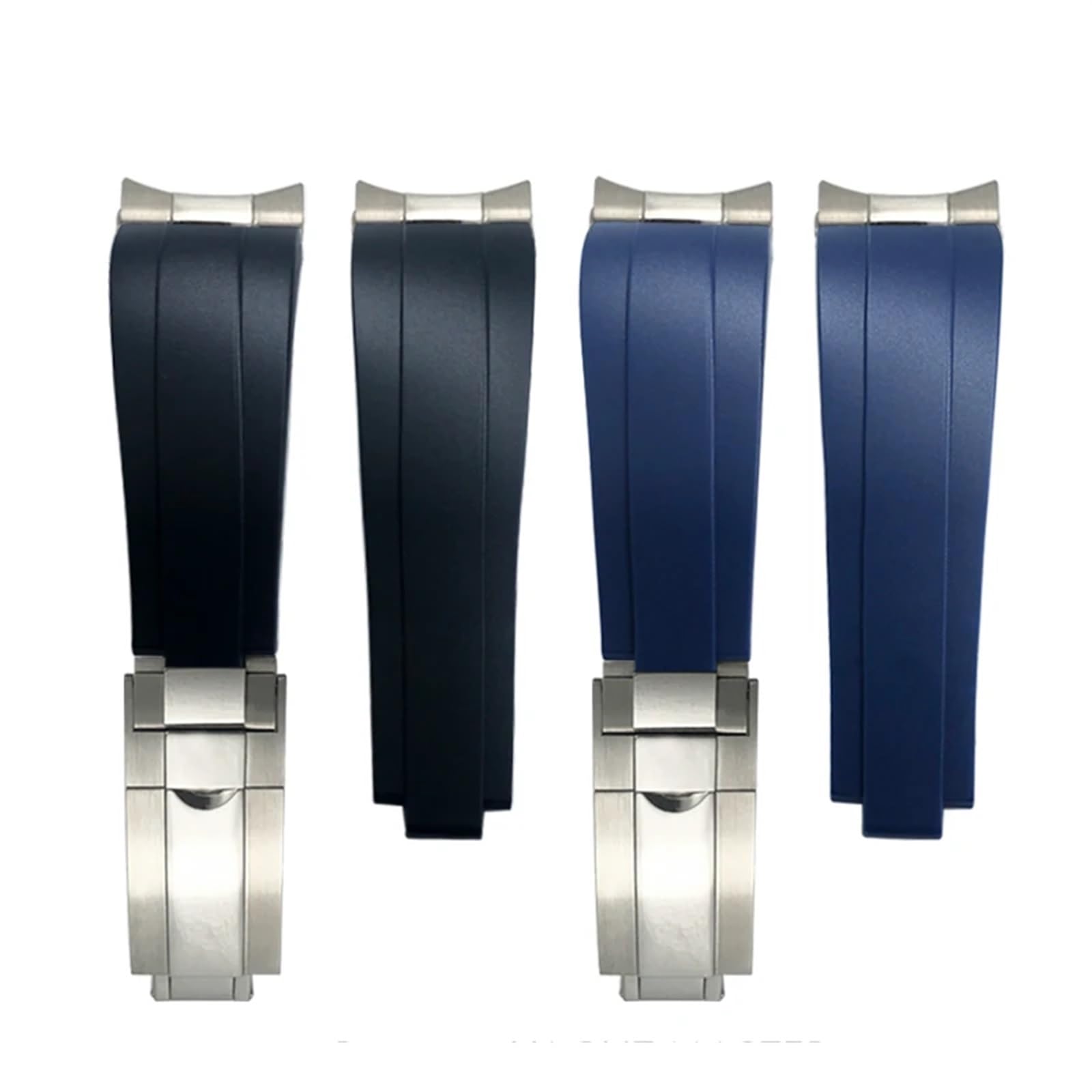 Bracelet de montre à boucle courte en caoutchouc, 20mm, adapté au rôle de sous-marin Rolex Daytona OYSTERFLEX Yacht Master, petit bracelet en Silicone