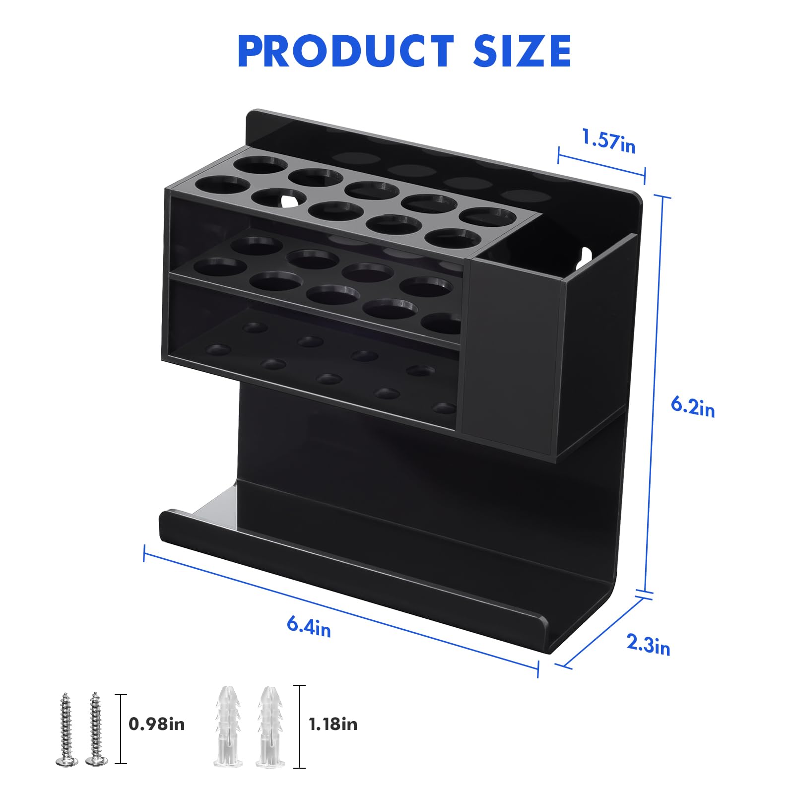 Portalápices magnético para refrigerador