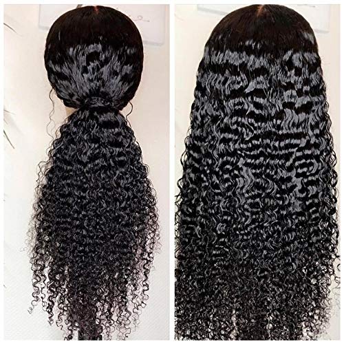 CYNOSURE Lace Front Human Hair Wigs for Black Women 13x4 9A Curly Lace Front Wigs Human Hair Pre Plucked With Baby Hair (12, Curly Wigs) - Thumbnail 7