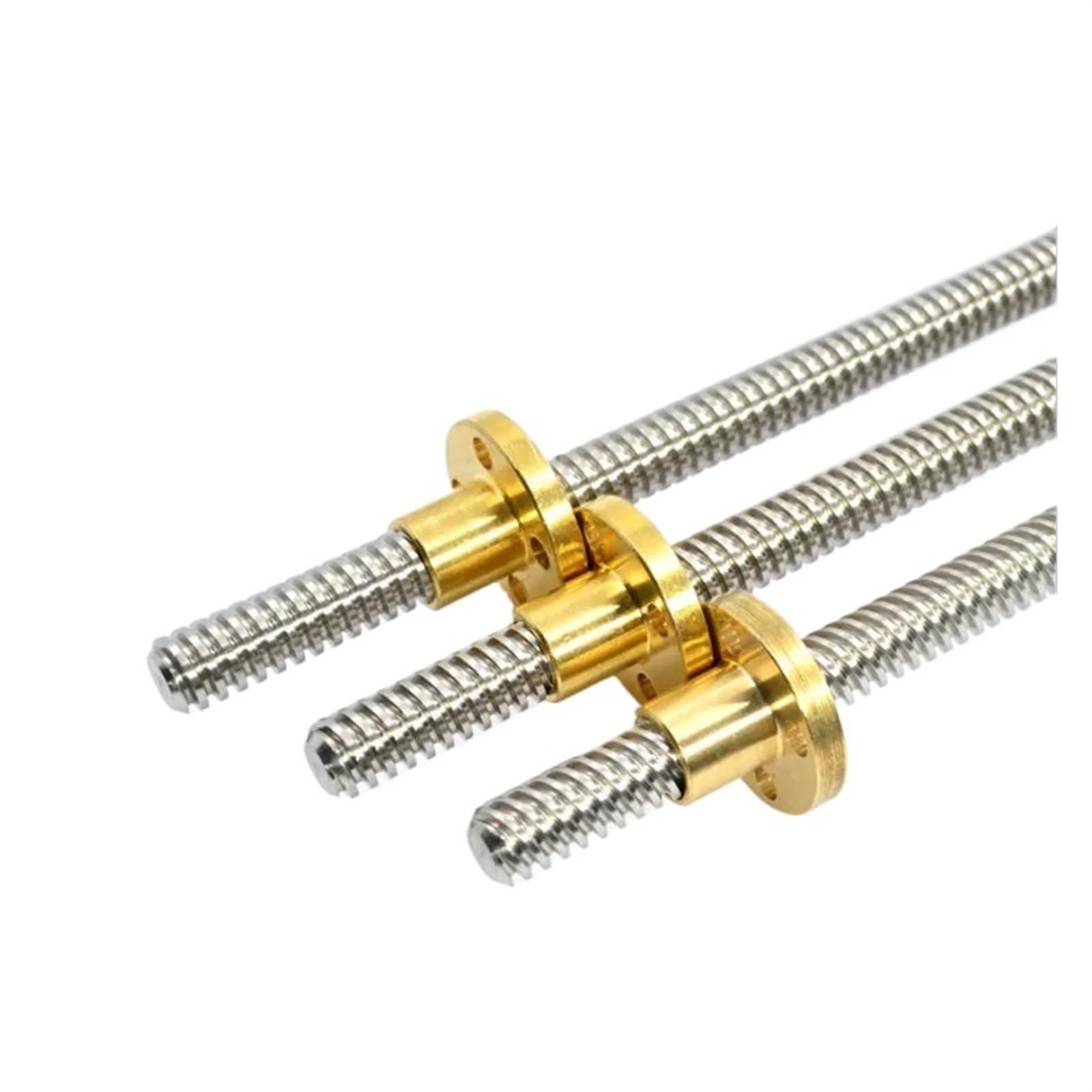 Trapezgewindespindel 1PC T18 Trapez Stange Blei Schraube Gewinde 18mm Blei 4mm Mit Messing Mutter Länge 100 MM-1200MM for 3D Drucker Teile(200mm)